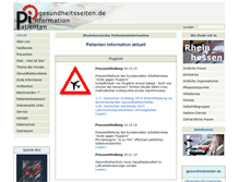 Tablet Screenshot of gesundheitsseiten.de